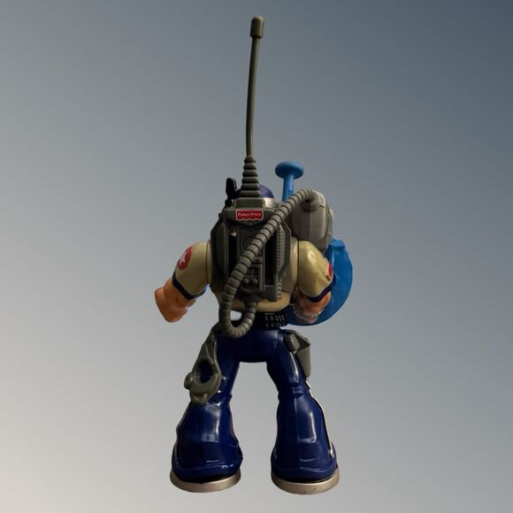 Fisher Price Rescue Hero’s Captain Cuffs Figure & Bull Horn - Picture 3 of 6